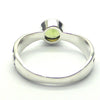 Peridot Gemstone Ring with Top Quality 8 mm round Faceted Stone  | 925 Silver | Elegant design, tapered band with engraving detail | Available in Peridot Citrine, Garnet, Blue Topaz, Amethyst and Opal | US Size 6,7,8,9,10 | Genuine Gemstones from  Crystal Heart Australia since 1986