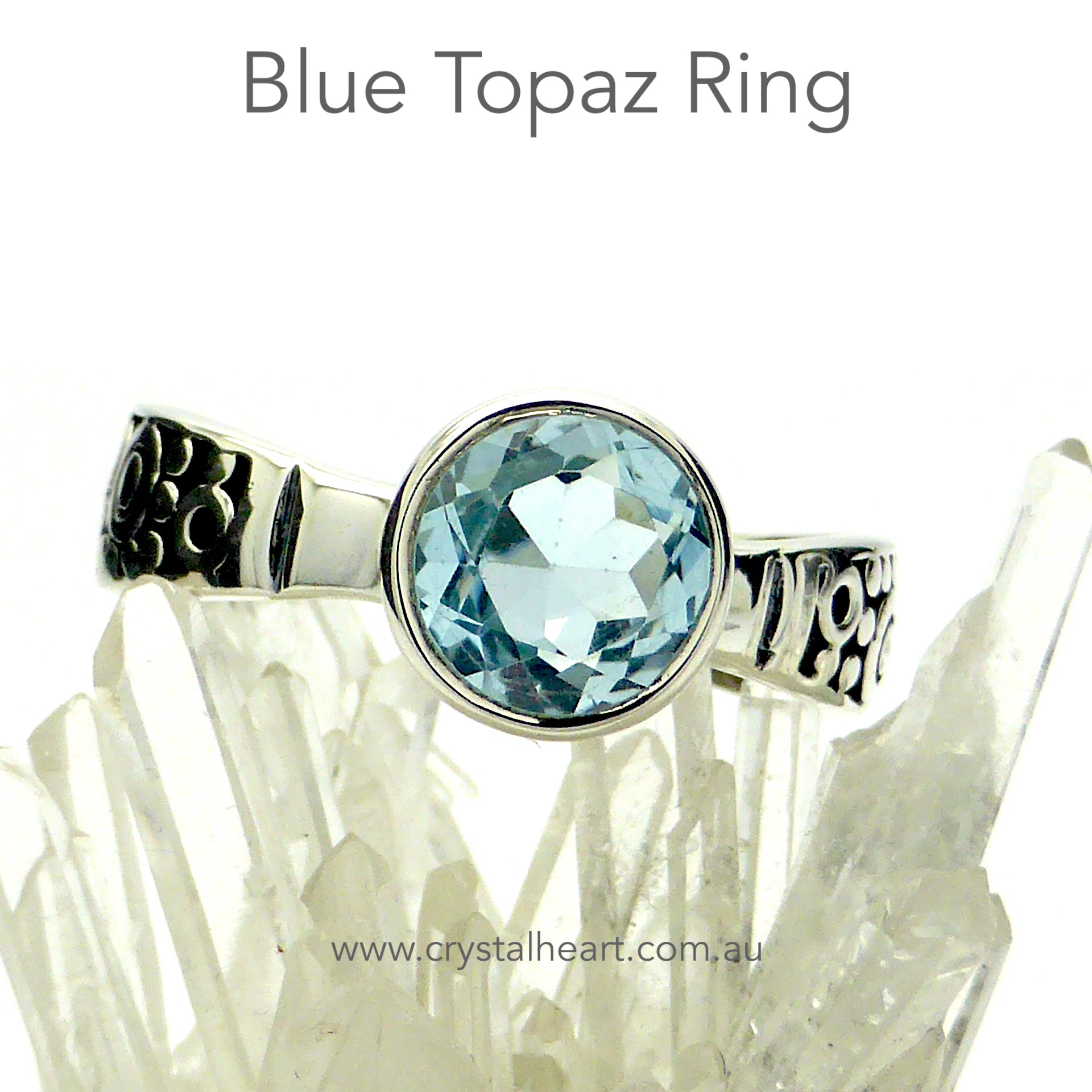 Topaz clearance gemstone ring