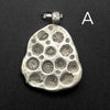 Karen Hill Tribe Silver Pendant | 99% pure Silver | Authentic traditional design and craftsmanship | Crystal Heart Melbourne Australia since 1986