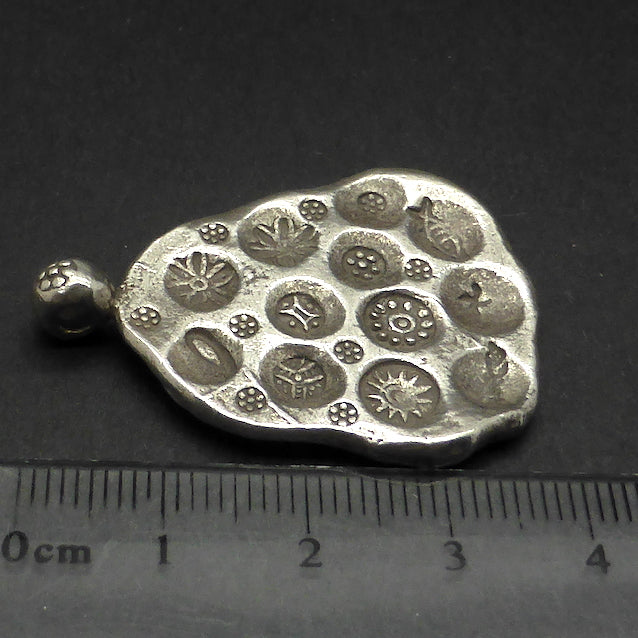 Karen Hill Tribe Silver Pendant | 99% pure Silver | Authentic traditional design and craftsmanship | Crystal Heart Melbourne Australia since 1986