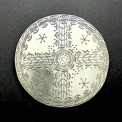 Karen Hill Tribe Silver Pendant | 99% pure Silver | Authentic traditional design and craftsmanship | Crystal Heart Melbourne Australia since 1986