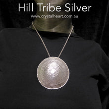 Load image into Gallery viewer, Karen Hill Tribe Silver Pendant | 99% pure Silver | Authentic traditional design and craftsmanship | Crystal Heart Melbourne Australia since 1986