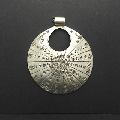 Karen Hill Tribe Silver Pendant | 99% pure Silver | Authentic traditional design and craftsmanship | Crystal Heart Melbourne Australia since 1986