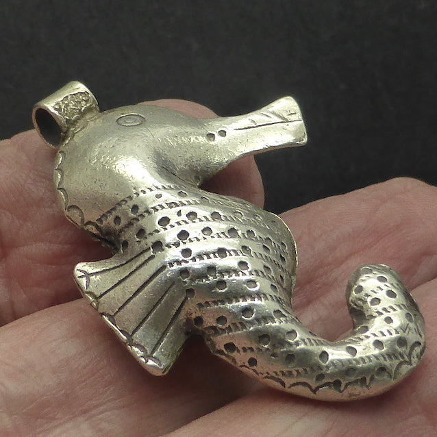 Karen Hill Tribe Silver Pendant | 99% pure Silver | Authentic traditional design and craftsmanship | Crystal Heart Melbourne Australia since 1986