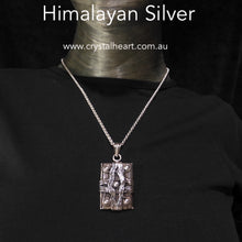 Load image into Gallery viewer, Himalayan Pendant | 925 Sterling Silver Wire Wrap | Diamond Shape | Heavy | Authentic traditional design and craftsmanship | Crystal Heart Melbourne Australia since 1986