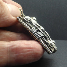 Load image into Gallery viewer, Himalayan Pendant | 925 Sterling Silver Wire Wrap | Diamond Shape | Heavy | Authentic traditional design and craftsmanship | Crystal Heart Melbourne Australia since 1986