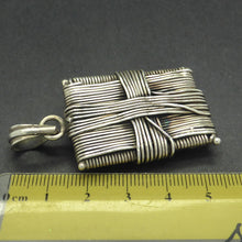 Load image into Gallery viewer, Himalayan Pendant | 925 Sterling Silver Wire Wrap | Diamond Shape | Heavy | Authentic traditional design and craftsmanship | Crystal Heart Melbourne Australia since 1986