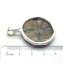 Load image into Gallery viewer, Chiastolite Pendant | Large Freeform Cabochon | 925 Sterling Silver | Andalusite Variety | Protection for Travellers | Centred Strength | Genuine Gems from Crystal Heart Melbourne Australia since 1986