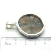 Chiastolite Pendant | Large Freeform Cabochon | 925 Sterling Silver | Andalusite Variety | Protection for Travellers | Centred Strength | Genuine Gems from Crystal Heart Melbourne Australia since 1986