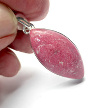 Load image into Gallery viewer, Thulite Pendant | Marquis Cabochon | 925 Sterling Silver |  Genuine Gems from Crystal Heart Melbourne Australia since 1986