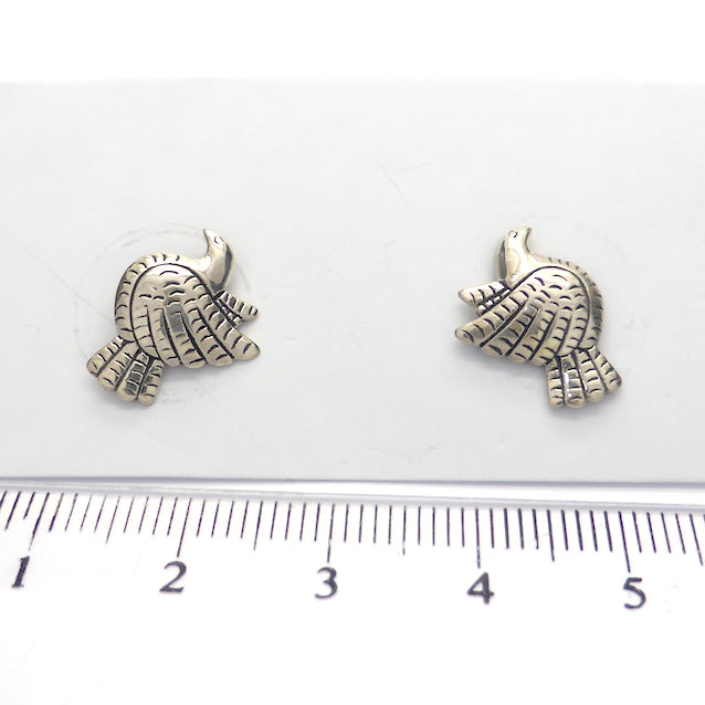 Frida Kahlo Dove Studs, 925 Sterling Silver
