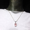 Morganite Gemstone Pendant | Small Faceted Oval | 925 Sterling Silver | Bezel Set | Apricot Pink variety of Beryl | Divine Love | Libra Stone | Genuine gems from Crystal Heart Melbourne Australia since 1986