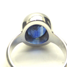 Load image into Gallery viewer, Blue Kyanite Ring, Faceted Oval, 925 Silver, p3