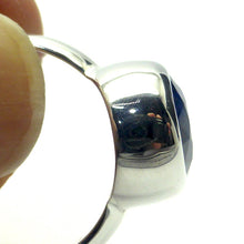 Load image into Gallery viewer, Blue Kyanite Ring, Faceted Oval, 925 Silver, p3