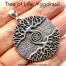 Load image into Gallery viewer, Tree of Life Pendant, Yggdrasil, 925 Silver, kt