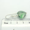 Fluorite Heart Earrings | Green with some purple zoning | 925 Sterling Silver Findings | Fair Trade | Genuine Gems from Crystal Heart Melbourne Australia since 1986