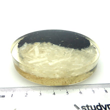 Load image into Gallery viewer, Large Orgonite Yin Yang Coaster with Black Tourmaline and White Selenite | The perfect representation of Universal Balance | Accumulate Orgone Energy | Harmony and Purifying Energies | Meditation | Crystal Heart Melbourne Australia since 1986