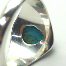 Load image into Gallery viewer, Turquoise Ring Arizona, Sleeping Beauty Mine | 925 Sterling Silver | US Size 10 |  AUS Size T 1/2 | Raw Nugget | Robin&#39;s Egg Blue | Quality Besel Setting | open back  | Genuine Gems from Crystal Heart Melbourne since 1986