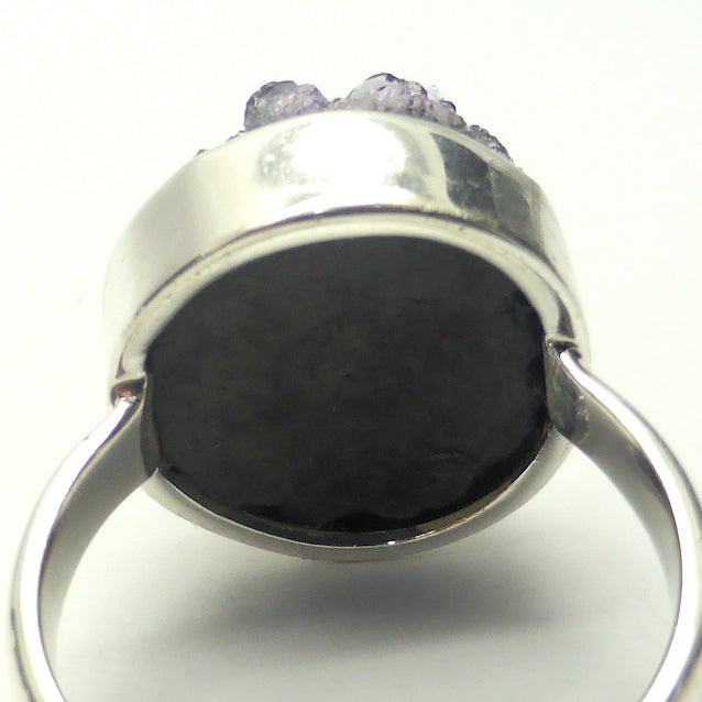 Amethyst Ring, Raw Cluster, 925 Silver r3