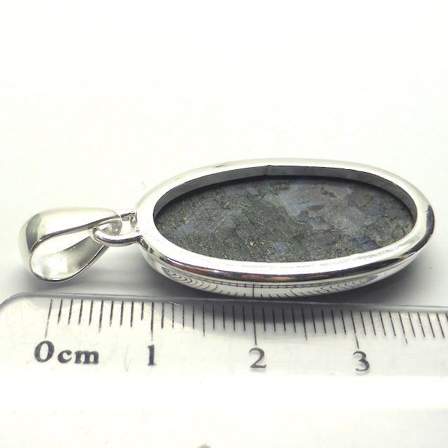 Mystic Merlinite Pendant | Oval Cabochon | 925 Sterling Silver | Psychic Power | Delve into your inner core | Genuine gems from Crystal Heart Melbourne Australia since 1986