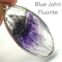 Load image into Gallery viewer, Blue John shares the same metaphysical properties as regular Fluorite, but I do find that radiating structure more inspiring. 