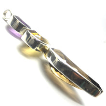 Load image into Gallery viewer,  Faceted Amethyst, Smoky Quartz and Natural Citrine Pendant, | 925 Sterling Silver | Flawless A Grade Stones with excellent colour | Abundant Energy Repel Negativity | Spiritual Vision | Comes with valuation | Genuine Gems from Crystal Heart Melbourne Australia  since 1986
