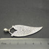 Heart and Leaf Pendant | 925 Sterling Silver | Casual stylish oxidised | Crystal Heart Melbourne Australia since 1986
