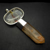Massive Tangerine Quartz Twin Soulmate Point Pendant | 925 Sterling Silver  | Inner Integration and Higher connection | Genuine Gems from Crystal Heart Melbourne Australia since 1986