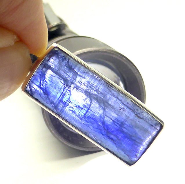 Nice quality Blue Kyanite Oblongs | Good colour and transparency | 925 Sterling Silver | Diverts negative energy | Super for visualisation and Astral Travel | Genuine Gems from Crystal Heart Melbourne Australia since 1986