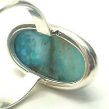 Load image into Gallery viewer, Peruvian Opalina Ring | Long Oval Cabochon | 925 Sterling Silver Setting | US Size 7.75 | AUS Size P| Uplift and protect the Heart | Connect Heaven and Earth | Peaceful Power | Spiritual Silnce  Creativity | Expression | Genuine Gems from Crystal Heart Melbourne Australia since 1986