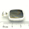 Pietersite Pendant | Square Cabochon | 925 Sterling Silver  | Blue and Gold Swirls | strength flexibility creativity determination | Genuine Gems from Crystal Heart Melbourne Australia since 1986