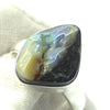 Boulder Opal Ring | 925 Silver | Australian Stone | US Ring Size 7 | AUS Size  N1/2 | Focus emotional creative will onto physical goals | Genuine Gems from Crystal Heart Melbourne since 1986