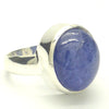 Tanzanite Ring Oval Cabachon | 925 sterling Silver  | US size 8.5 | Euro size Q1/2 | 925 sterling Silver | Genuine stone from Mt Kilimanjaro, Tanzania | Reach your spiritual peak | Genuine Gems from Crystal Heart Melbourne Australia since 1986