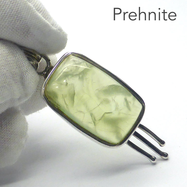 Prehnite Pendant, 925 Silver, ka2