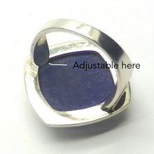 Load image into Gallery viewer, Lapis Lazuli Ring | US Ring Size 7 to 8 | Square Cabochon | Deep Blue Consistent Colour | Spangled with golden flecks of Pyrites |  Bezel Set | 925 Sterling Silver | Open Back | Messenger of the Gods | Meditation | Inner Truth | Genuine Gems from Crystal Heart Melbourne Australia since 1986