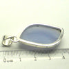 Blue Lace Agate Pendant | Freeform Cabochon | 925 Sterling Silver | Bezel Set | Delicate Sky blue | Throat Chakra | Unblock communication & all forms of expression  | Genuine Gems from Crystal Heart Melbourne Australia since 1986