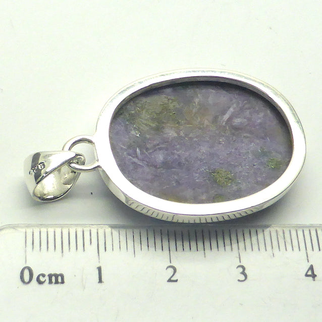 Charoite Pendant | Bright Purple Cabochon | 925 Sterling silver | Awaken Spiritual Powers | Courage on the Path | Genuine Gemstones from Crystal Heart Melbourne Australia since 1986