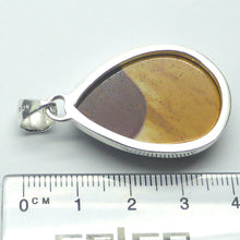 Load image into Gallery viewer, Australian Mookaite Pendant  | 925 Sterling Silver | Teardrop Cabochon | Rich Ochre and Wine or Maroon | Quality Bezel Setting | Dreamtime | Ancestral Spirits | Genuine Gems from Crystal Heart Melbourne Australia since 1986