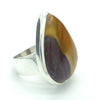 Mookaite Ring, Teardrop Cabochon, 925 Silver, k1