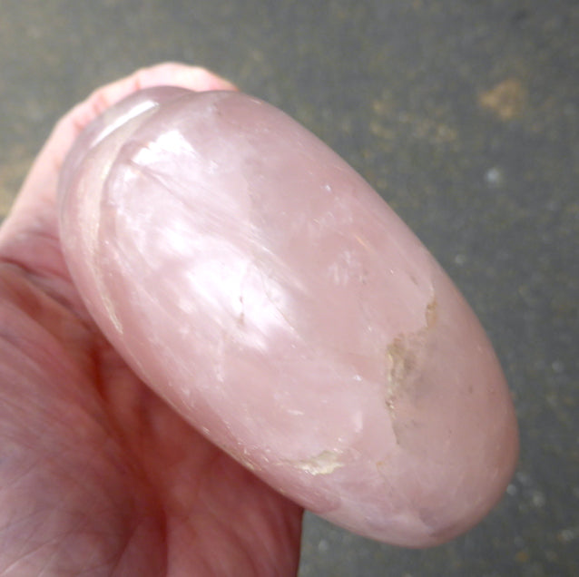 Large Rose quartz | Nice pink shade | Hand Carved Genuine | Madagascar | Love Rock | Genuine Gems from Crystal Heart Melbourne Australia since 1986