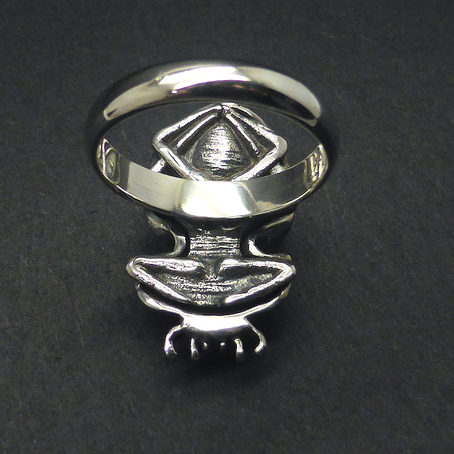 Ancient Egyptian Scarab Ring | 925 Sterling Silver | Lifelike representation of the Ancient Egyptian Scarab Beetle | Very Authentic looking | Sacred to the Sun God Ra | Crystal Heart Melbourne Australia since 1986 B.C.