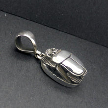 Load image into Gallery viewer, Ancient Egyptian Scarab Pendant | 925 Sterling Silver | Beautifully made representation of the Ancient Egyptian Scarab Beetle | Very Authentic looking | Sacred to the Sun God Ra | Crystal Heart Melbourne Australia since 1986 
