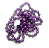 Charoite Double length Necklace  | 8 mm Faceted Beads, knotted between  | 130 cms long | Spiritual Courage and support | Genuine Gems from Crystal Heart Melbourne Australia since 1986
