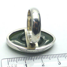 Load image into Gallery viewer, Jade Ring, Nephrite, Oval Cabochon, 925 Silver