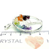 Tree Chakra Pendant | Silver Plate | Rainbow Gemstones | Garnet Carnelian Citrine Peridot Topaz Iolite Amethyst | Crystal Heart Melbourne Australia since 1986