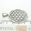 Flower of Life Pendant | 925 Sterling Silver | Meditation Mandala | 6000 years old | symbol of creation | the cycle of life | Harmonious interconnection | Crystal Heart Melbourne Australia since 1986