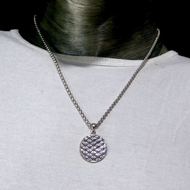 Flower of Life Pendant | 925 Sterling Silver | Meditation Mandala | 6000 years old | symbol of creation | the cycle of life | Harmonious interconnection | Crystal Heart Melbourne Australia since 1986