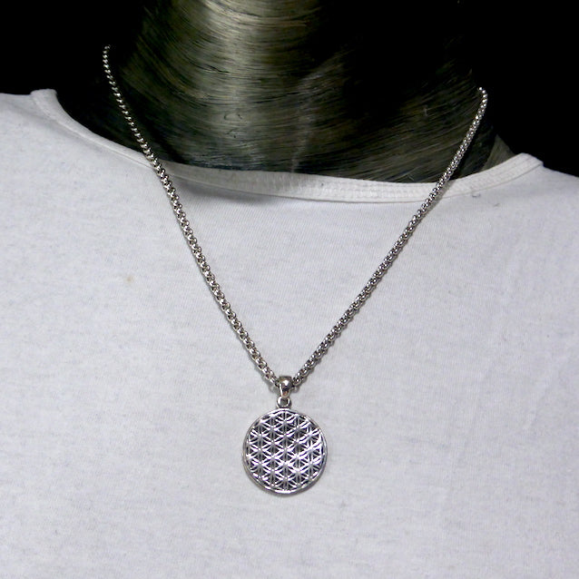 Flower of Life Pendant | 925 Sterling Silver | Meditation Mandala | 6000 years old | symbol of creation | the cycle of life | Harmonious interconnection | Crystal Heart Melbourne Australia since 1986