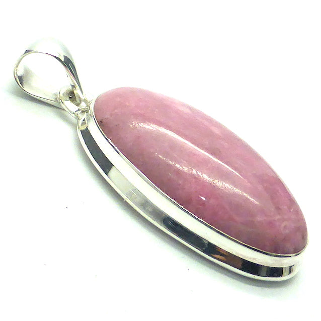  Pink Petalite Pendant | Oval Cabochon | 925 Sterling Silver | Bezel Set with Open Back | Calm Heart | Open Heart Higher Wisdom | Protective | Higher purpose | Genuine Gems from Crystal Heart Melbourne Australia since 1986