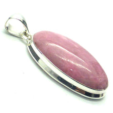 Load image into Gallery viewer,  Pink Petalite Pendant | Oval Cabochon | 925 Sterling Silver | Bezel Set with Open Back | Calm Heart | Open Heart Higher Wisdom | Protective | Higher purpose | Genuine Gems from Crystal Heart Melbourne Australia since 1986